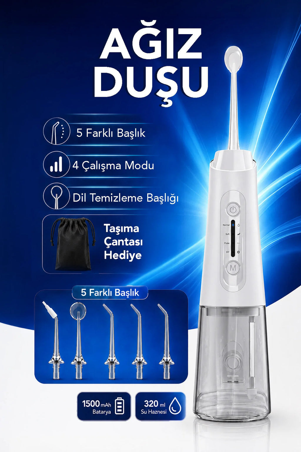 Şarjlı Ağız Duşu